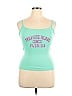 Assorted Brands 100% Combed Cotton Green Tank Top Size XL - photo 1