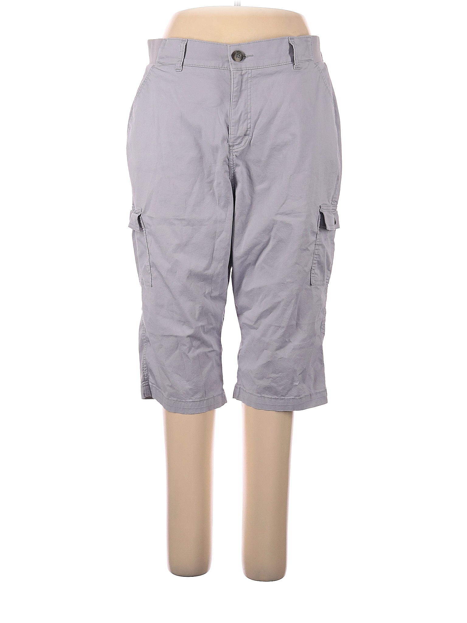 Lee Gray Cargo Pants Size 16 66 off thredUP