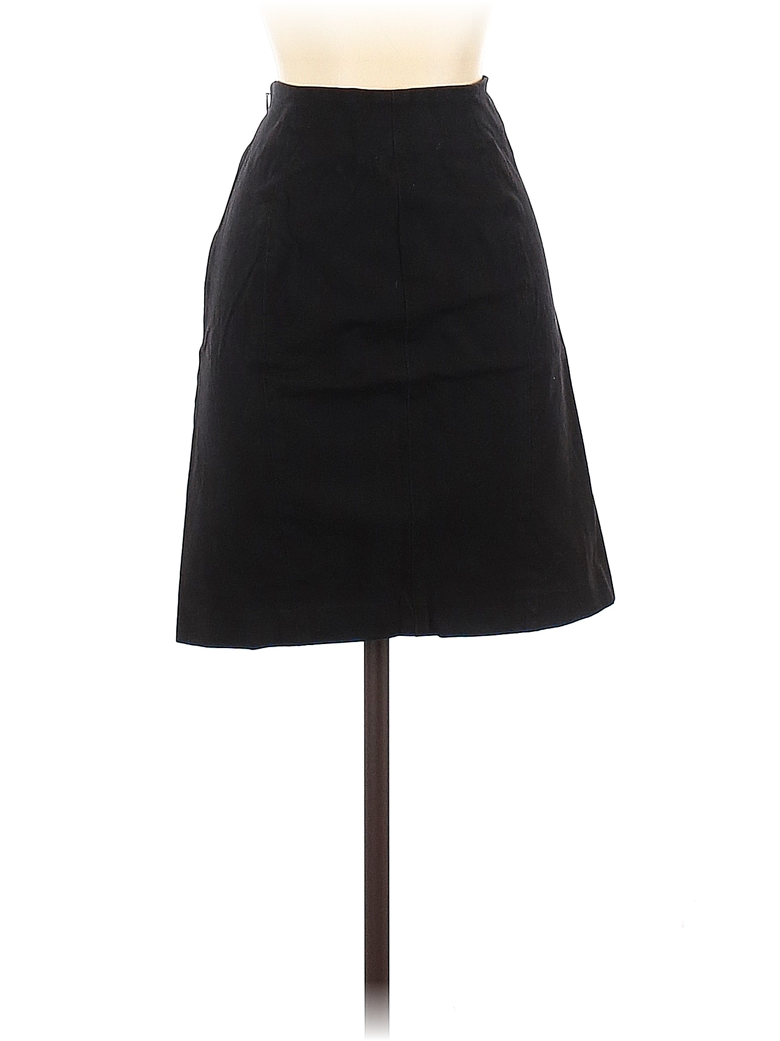 Banana Republic Factory Store Solid Black Casual Skirt Size 2