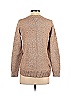 Croft & Barrow Tweed Chevron-herringbone Brown Tan Pullover Sweater Size XS - photo 2