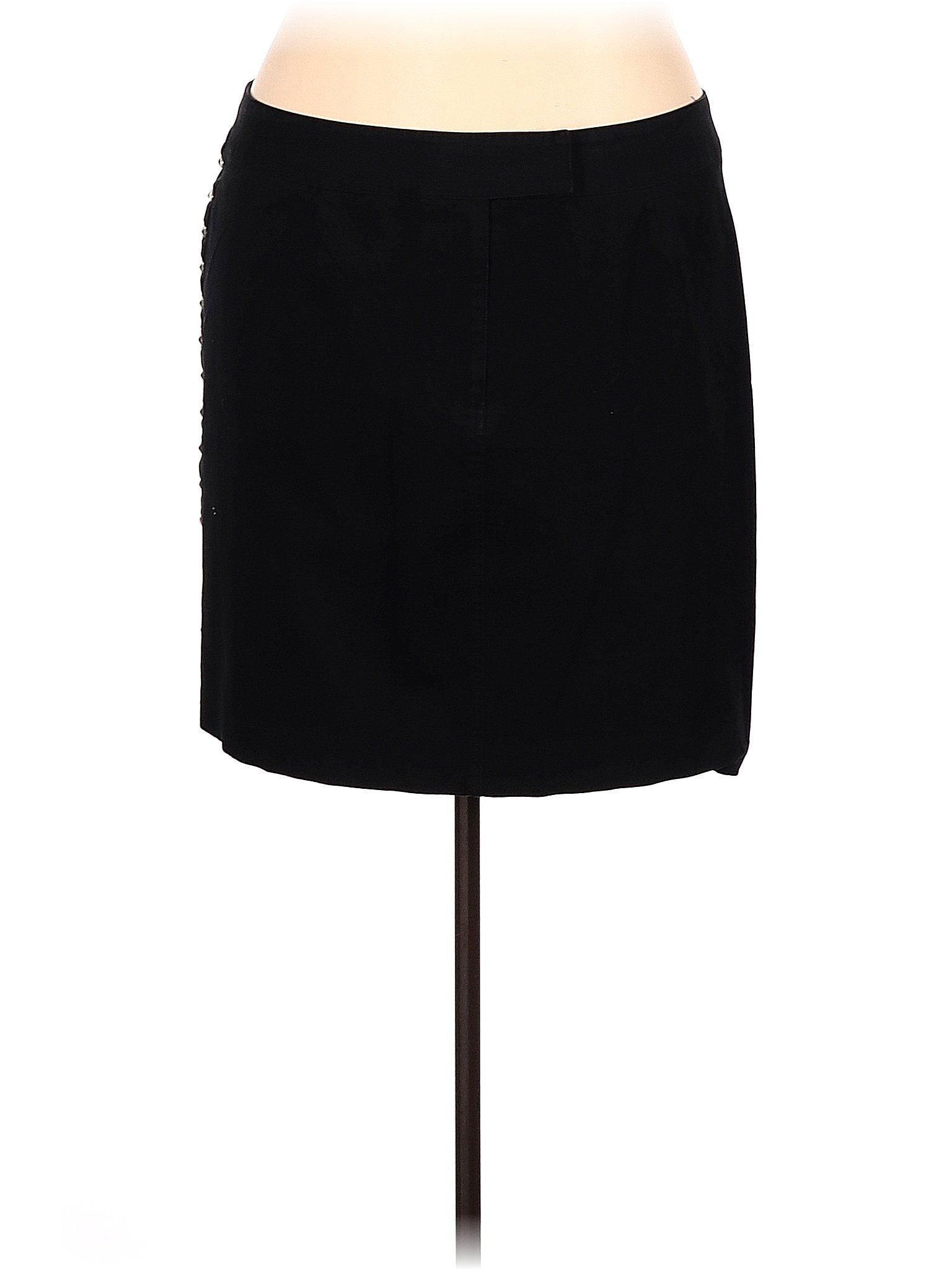 Inc International Concepts Solid Black Casual Skirt Size 24 Plus 81