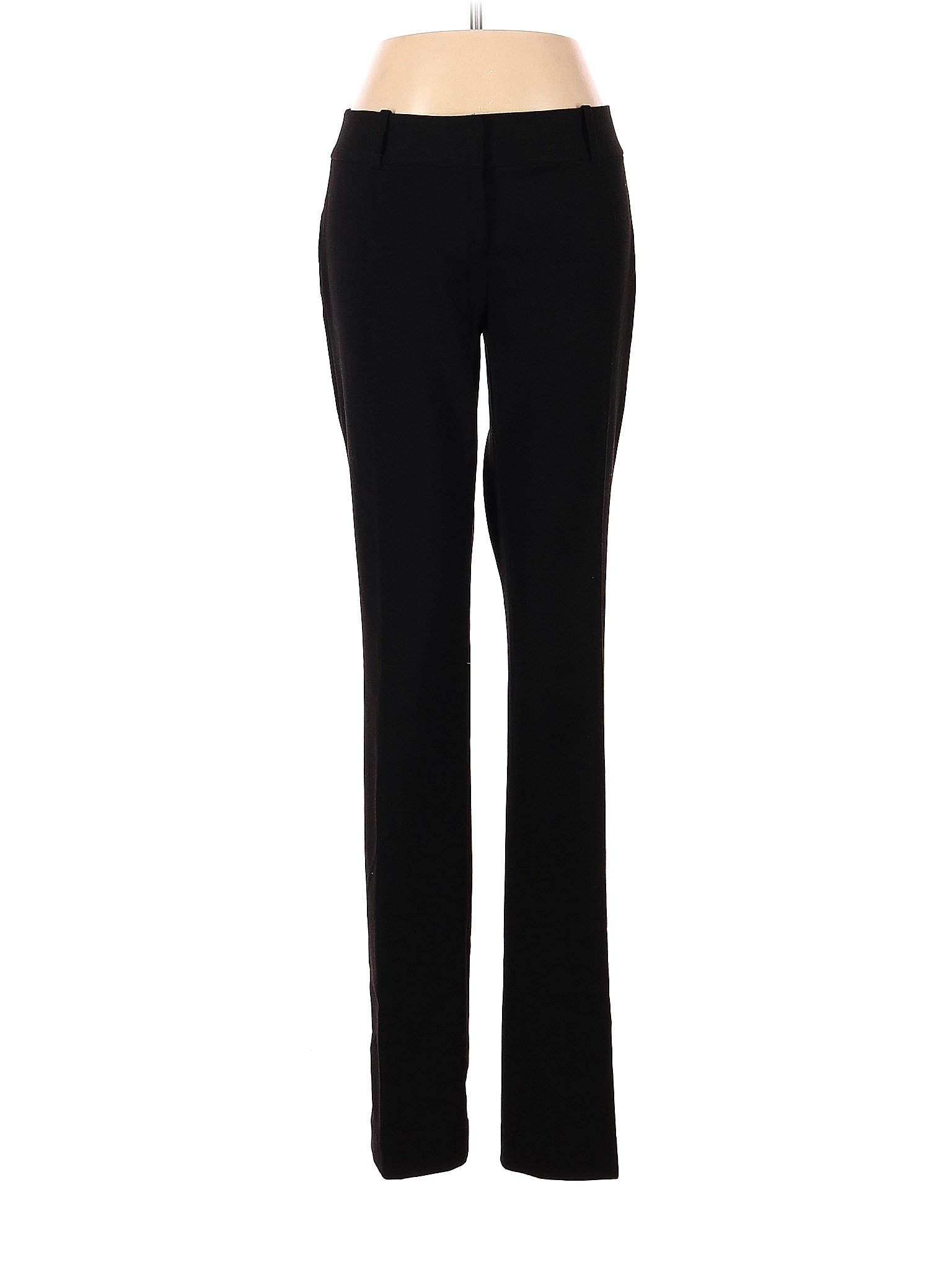 Ann Taylor Solid Black Dress Pants Size 4 - 80% off | thredUP