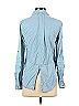 Joan Vass Blue Long Sleeve Button-Down Shirt Size XS - photo 2