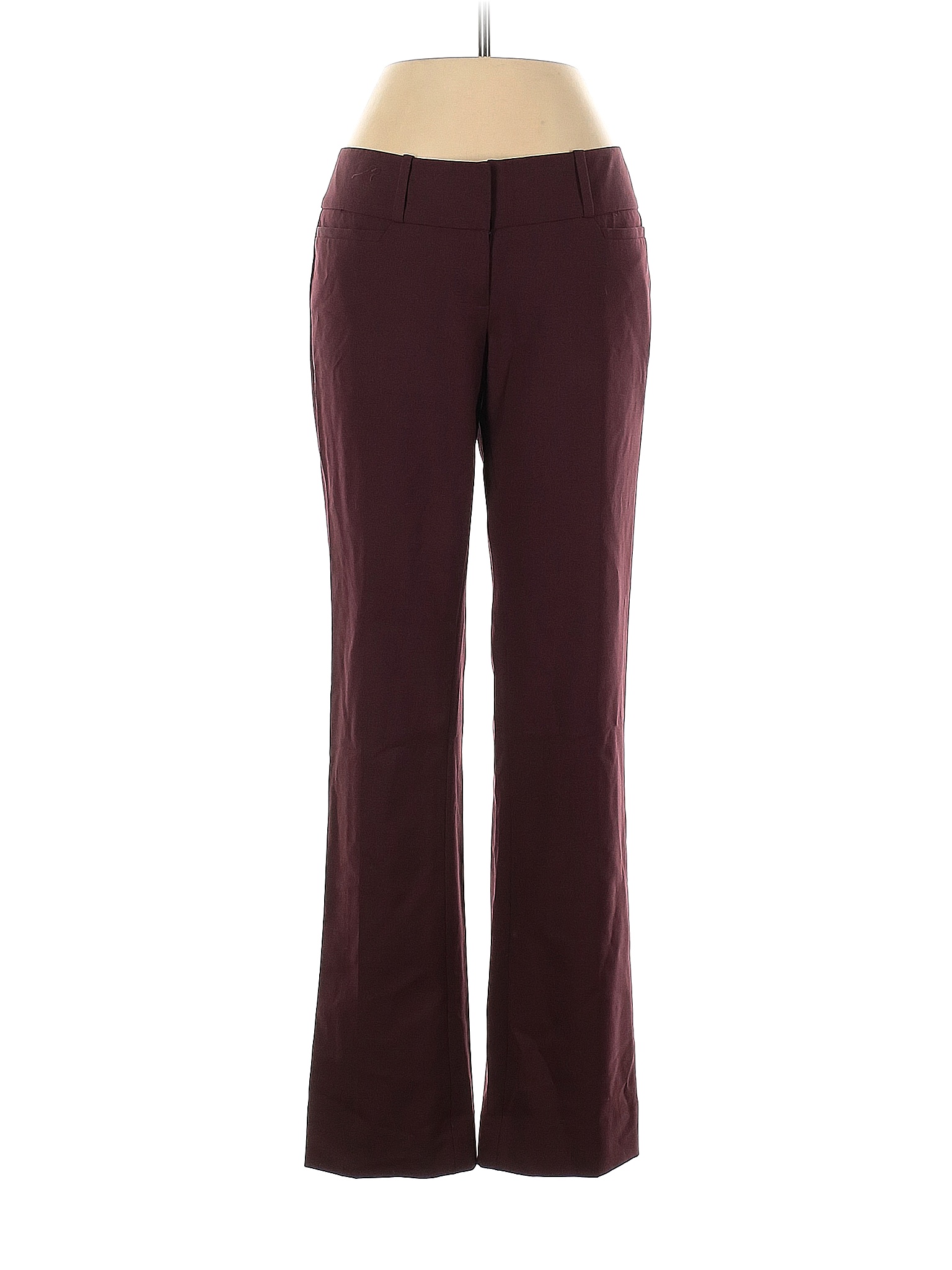 The Limited Solid Colored Burgundy Dress Pants Size 00 - 81% off | thredUP