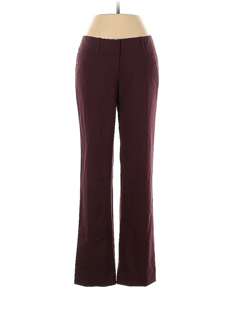 The Limited Solid Colored Burgundy Dress Pants Size 00 - 81% off | thredUP