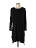 Midnight Solid Black Casual Dress Size S - photo 1
