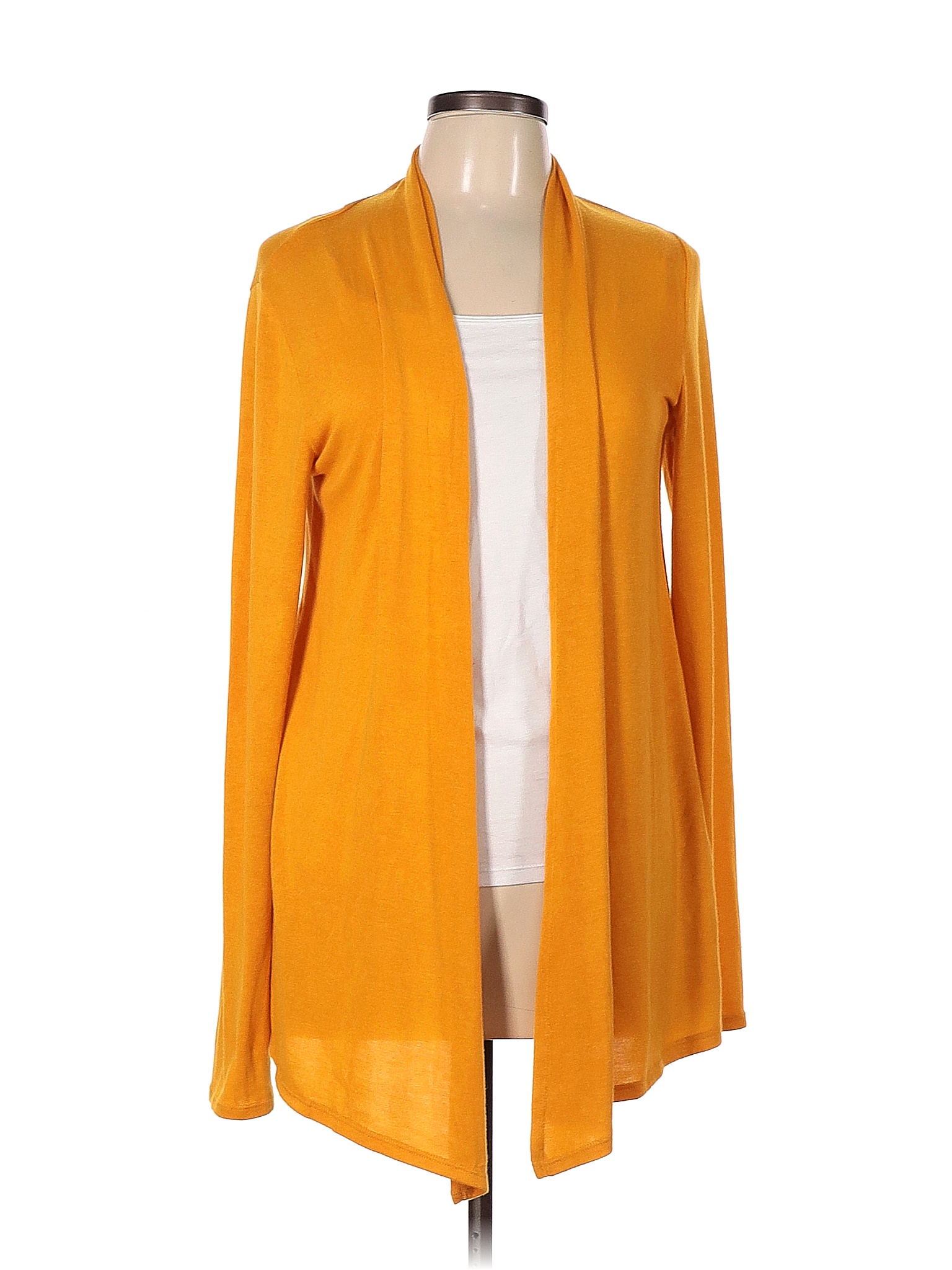 Mix by 41 Hawthorn Color Block Solid Colored Orange Cardigan Size L ...