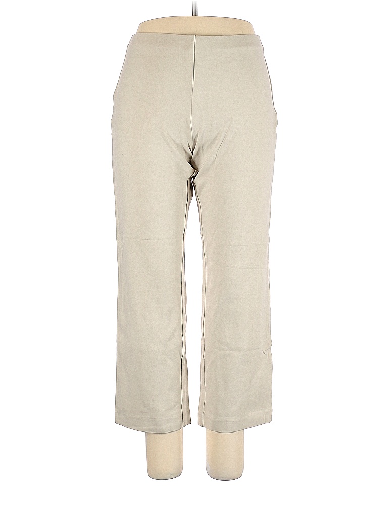 Coldwater Creek Solid Colored Ivory Casual Pants Size L - 82% off | thredUP