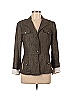 Carlisle Tweed Chevron-herringbone Brown Green Blazer Size 2 - photo 1