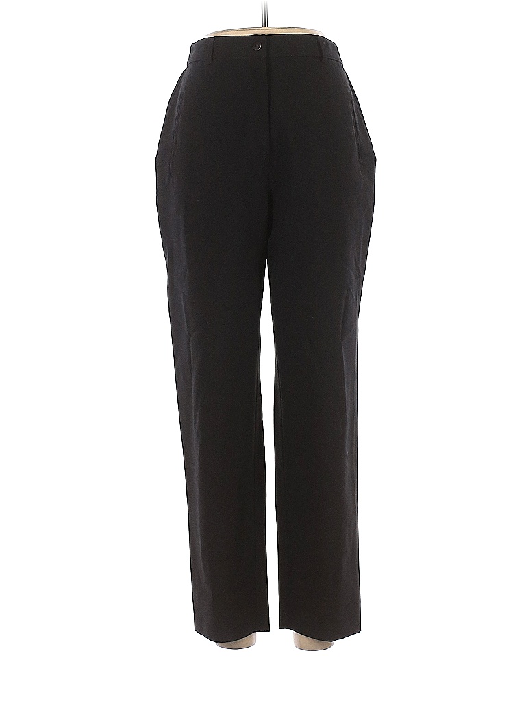 Sag Harbor 100% Polyester Solid Black Dress Pants Size 8 - 62% off ...