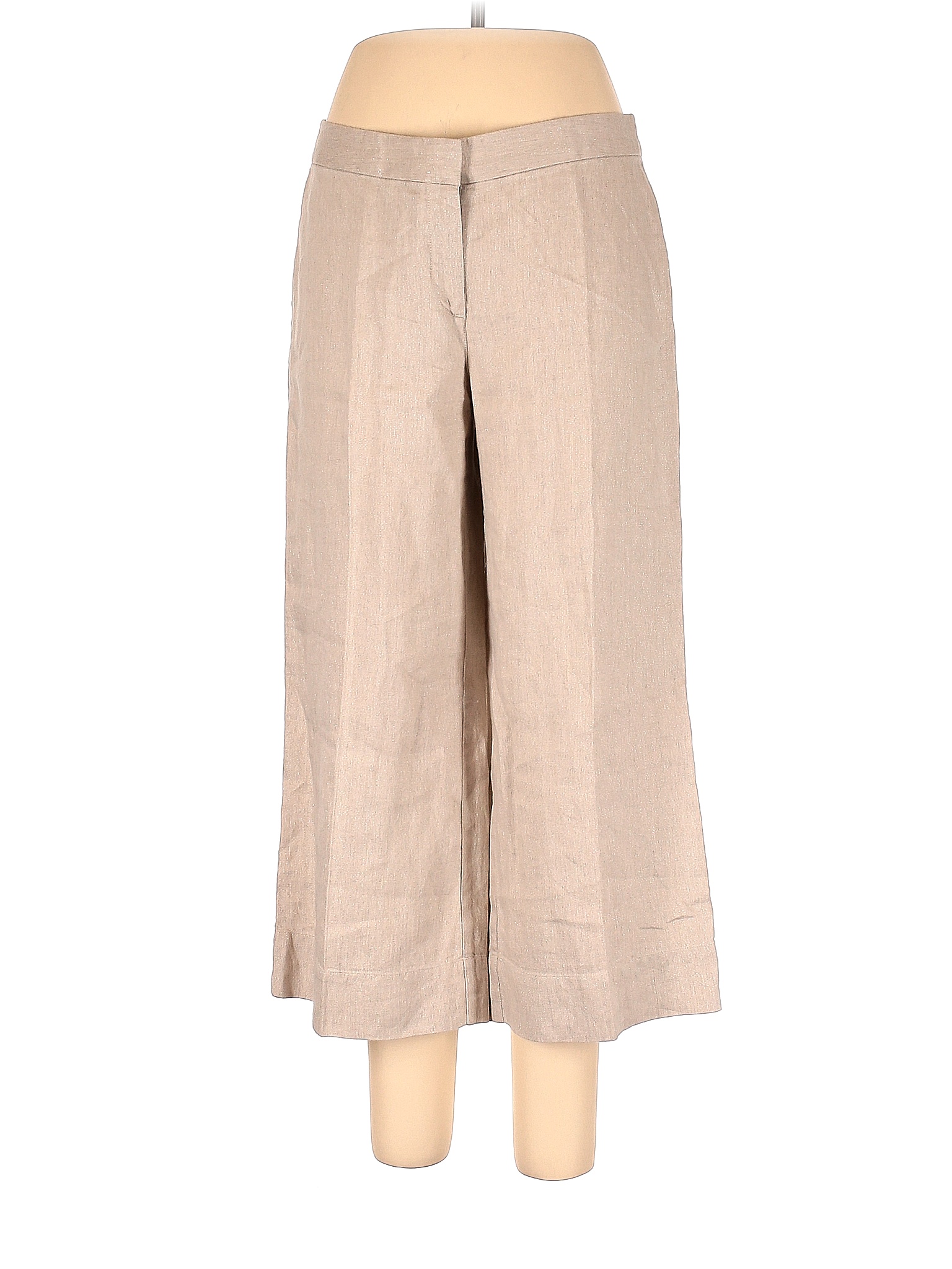 J.Jill Colored Tan Linen Pants Size 10 77 off thredUP