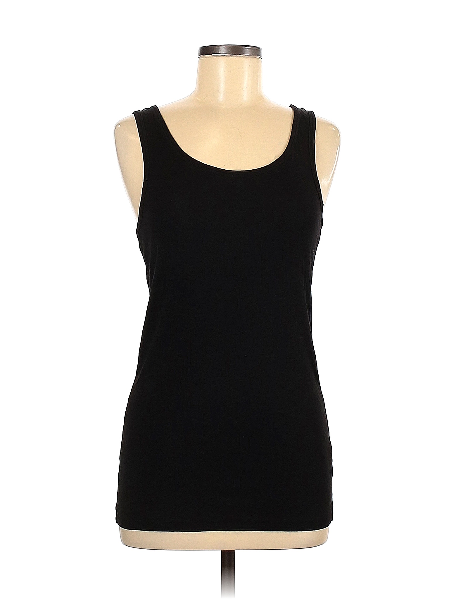 Falls Creek Solid Black Tank Top Size M - 30% off | thredUP