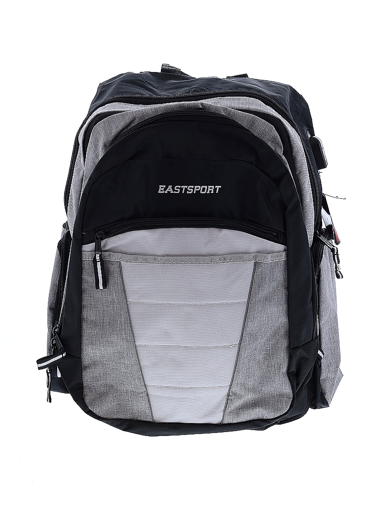Eastsport Graphic Solid Black Gray Backpack One Size - 52% off | thredUP