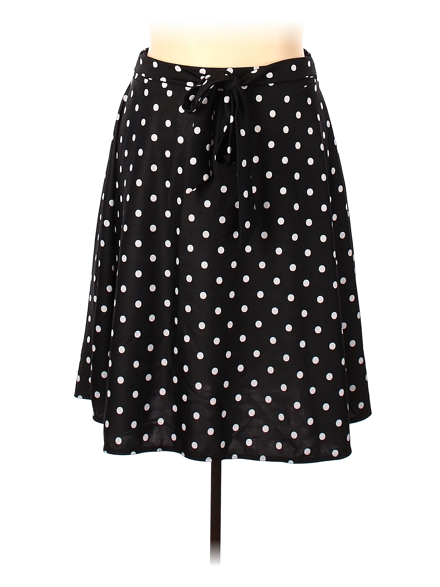 Ashley Stewart Polka Dots Black Formal Skirt 24 Waist (Plus) - 85% off ...