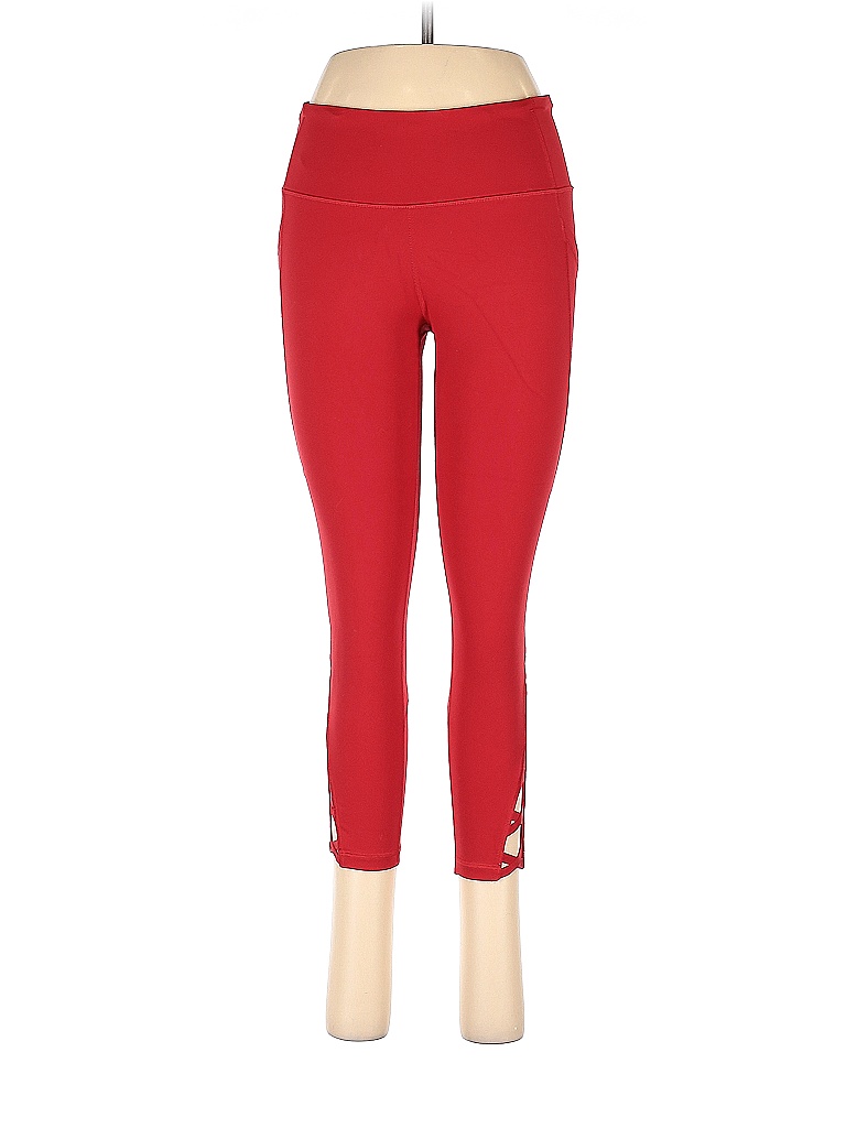 Victoria Sport Solid Red Active Pants Size M - photo 1