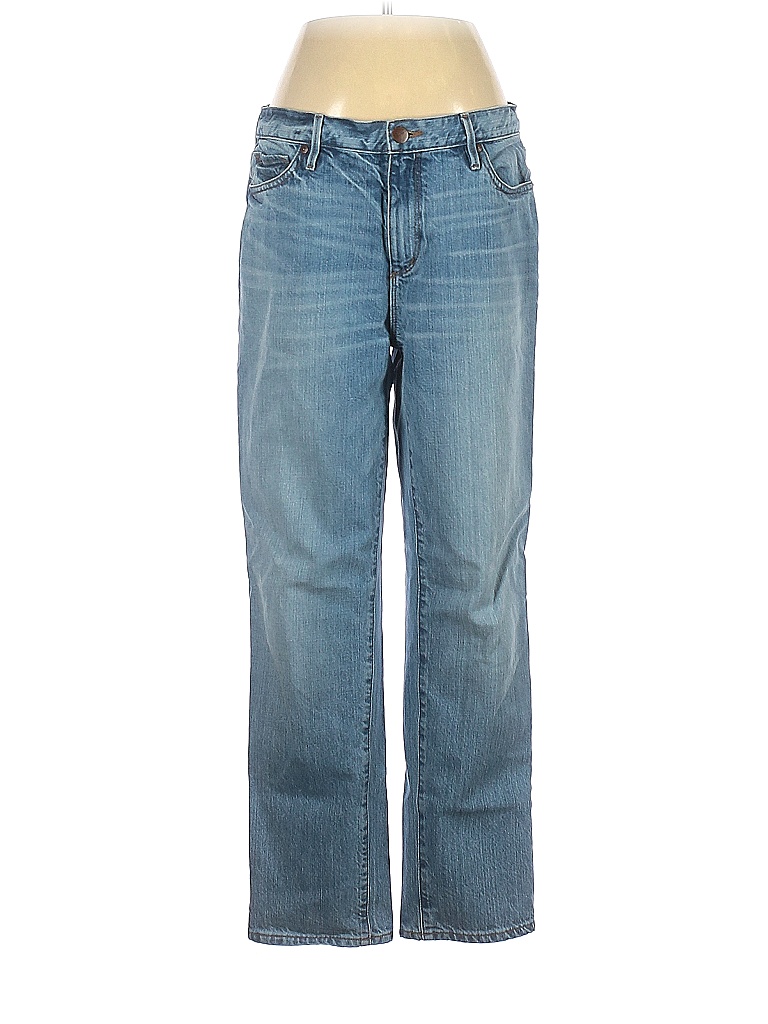 Ann Taylor LOFT 100 Cotton Solid Blue Jeans Size 4 74 off thredUP