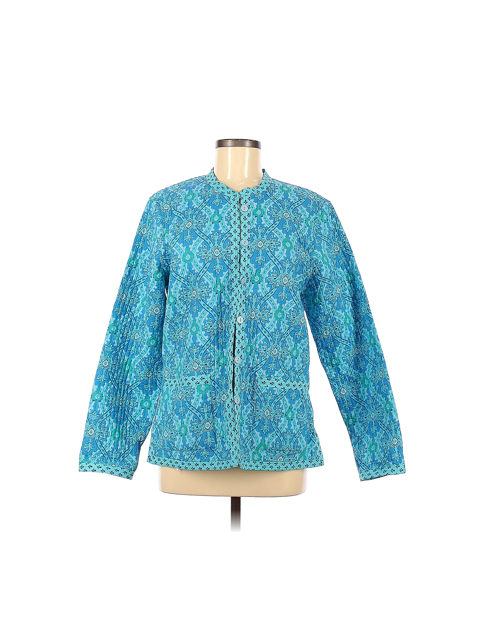 Appleseeds 100 Cotton Blue Jacket Size M 68 off thredUP