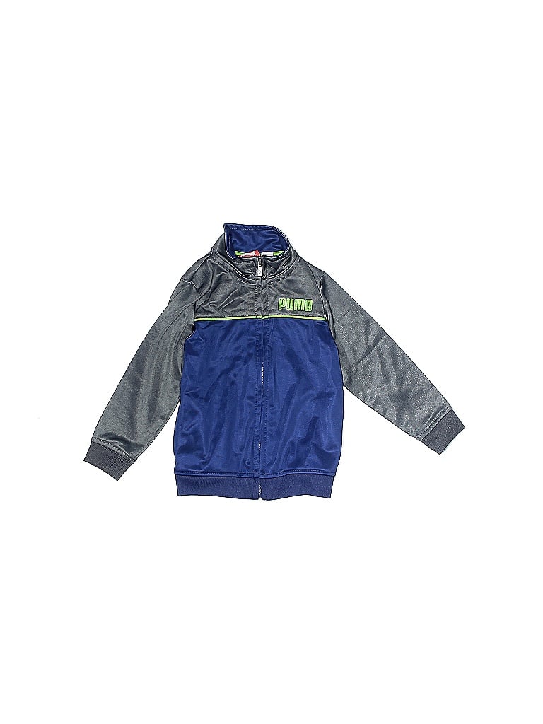 Puma 100% Polyester Color Block Blue Track Jacket Size 18 mo - photo 1