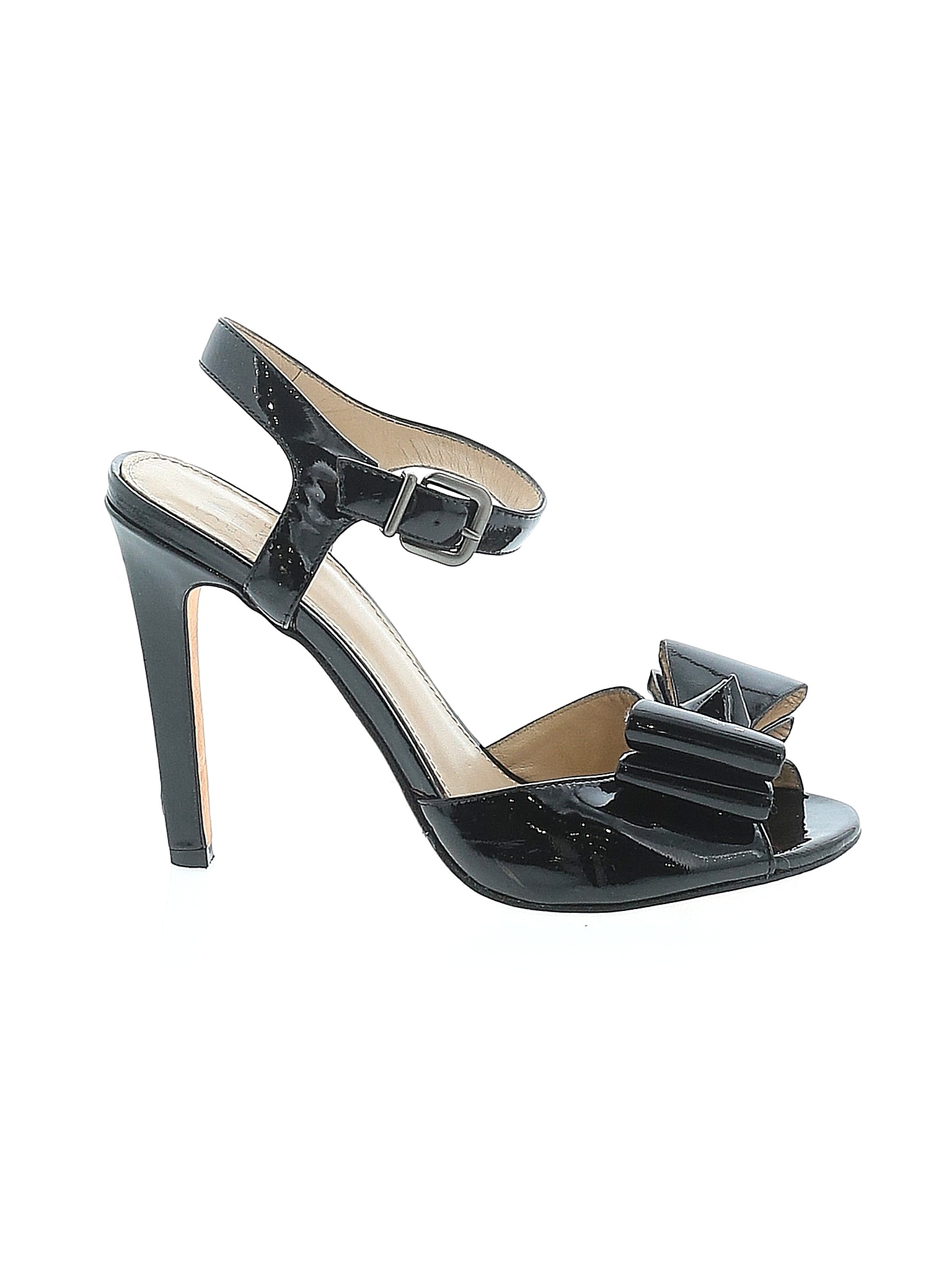 Saks Fifth Avenue Solid Black Heels Size 8 1/2 80 off thredUP