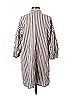 Richards Stripes Gray Casual Dress Size 3 - photo 2
