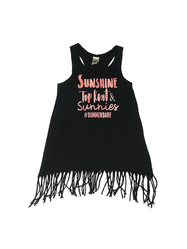 Kavio! Black Sleeveless T-Shirt Size 3 - photo 1