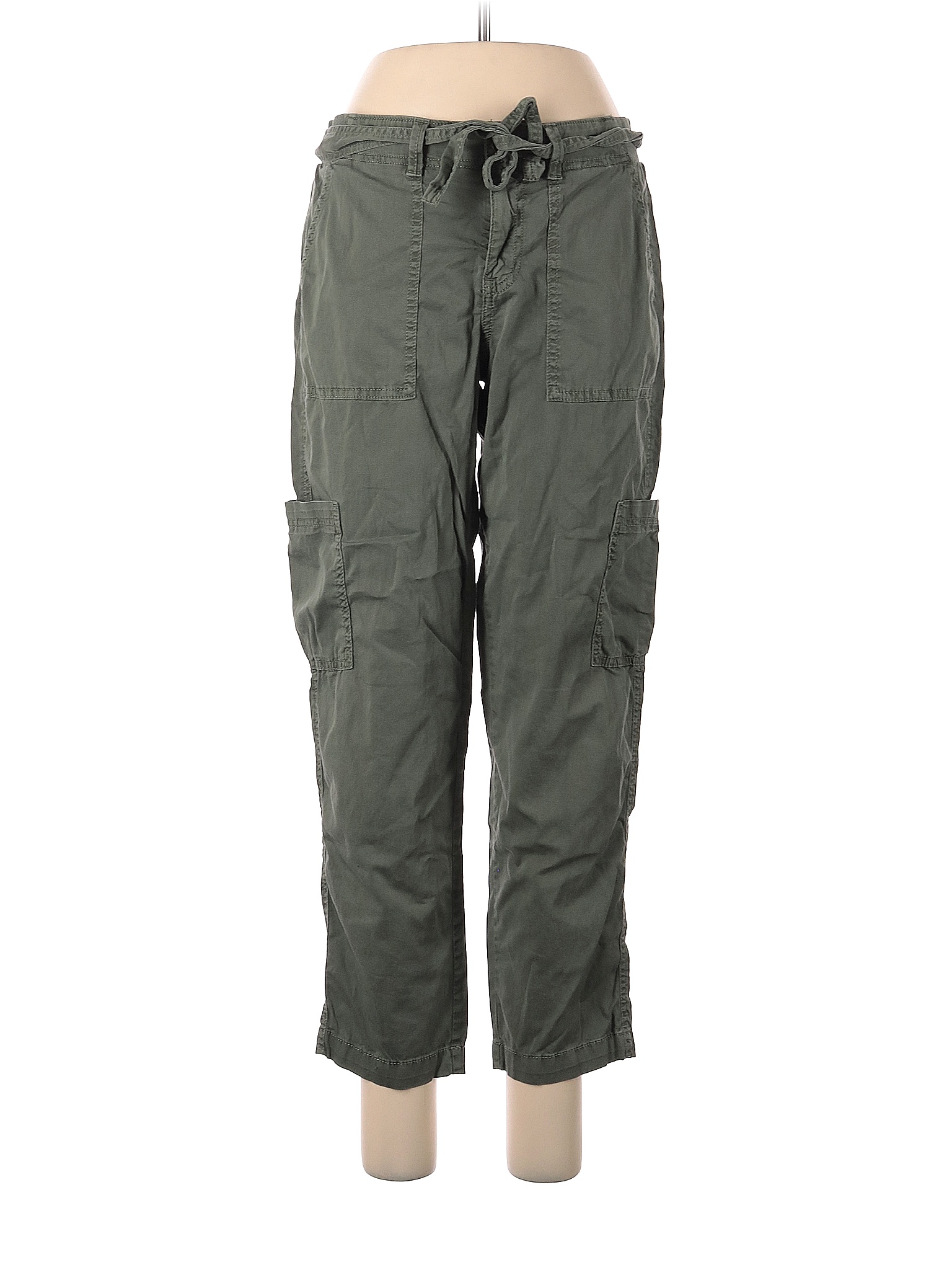 Sonoma Goods for Life Solid Colored Green Cargo Pants Size 8 - 60% off ...