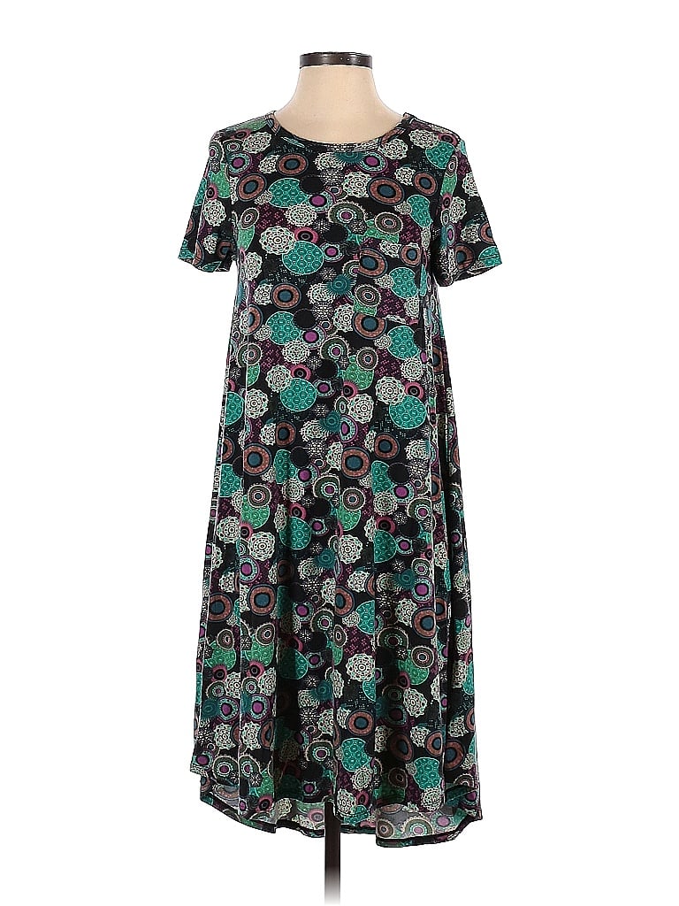 Pre-owned Lularoe Casual Dress In Blue