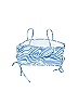 Shein Print Blue Swimsuit Top Size M - photo 2