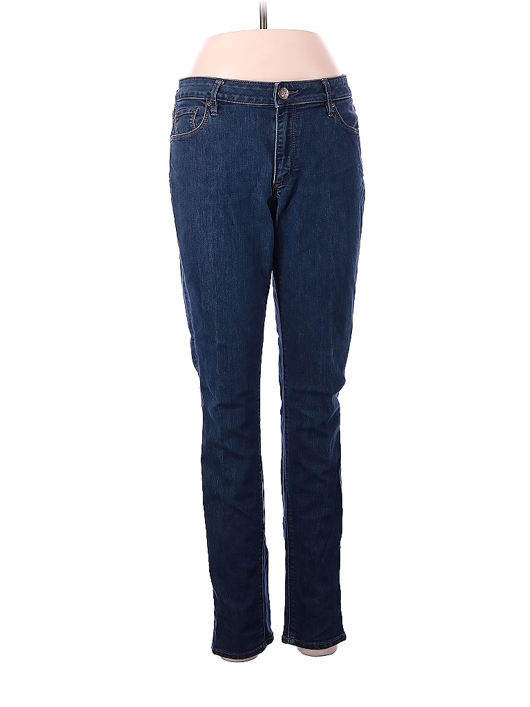 Ann Taylor LOFT Solid Blue Jeans 29 Waist - 89% off | ThredUp