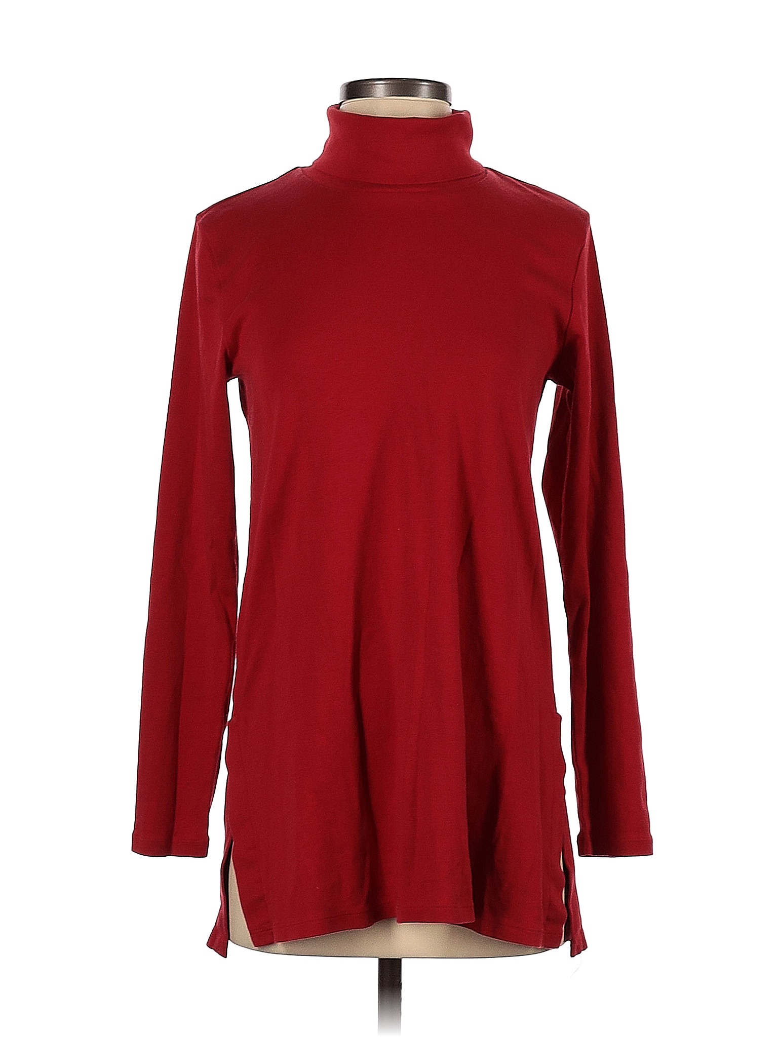 Jm Collection Womens Turtleneck Top Red Size Xx Large main image 0
