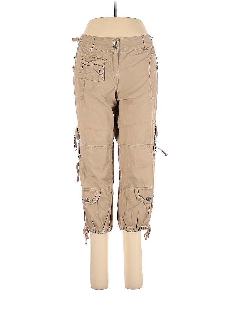 The Limited 100% Cotton Solid Colored Tan Cargo Pants Size 12 - 83% off ...
