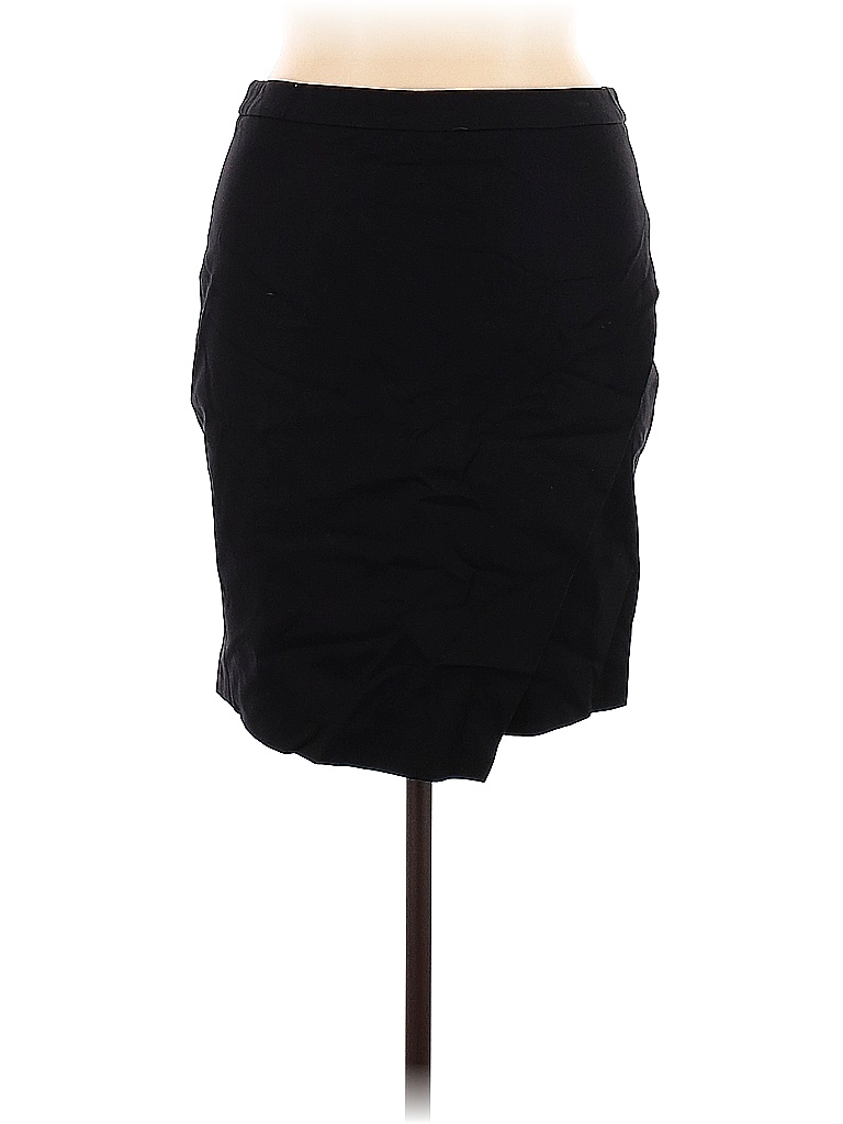 Banana Republic Solid Colored Black Casual Skirt Size 14 81 off thredUP
