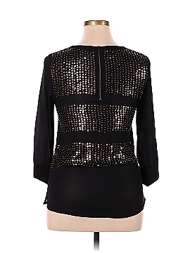 L'Agence 3/4 Sleeve Silk Top (view 2)