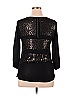 L'Agence 100% Silk Solid Black 3/4 Sleeve Silk Top Size XL (4) - photo 2