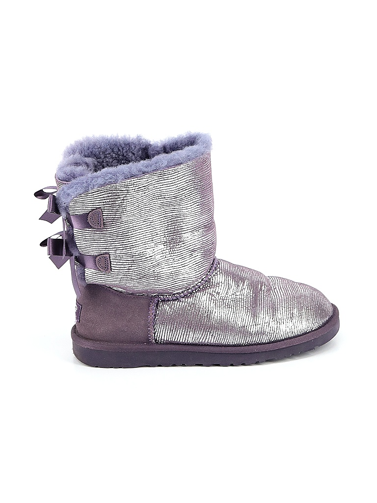 Ugg Australia Solid Purple Boots Size 6 78% off thredUP