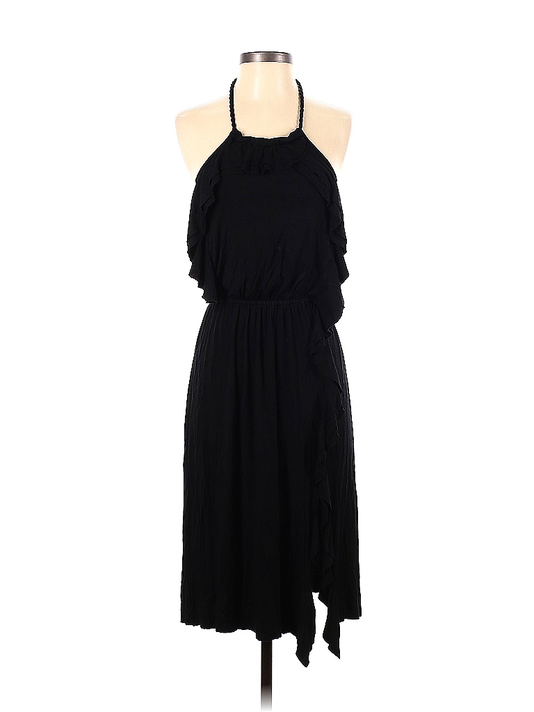 Ella Moss Solid Black Cocktail Dress Size S - photo 1