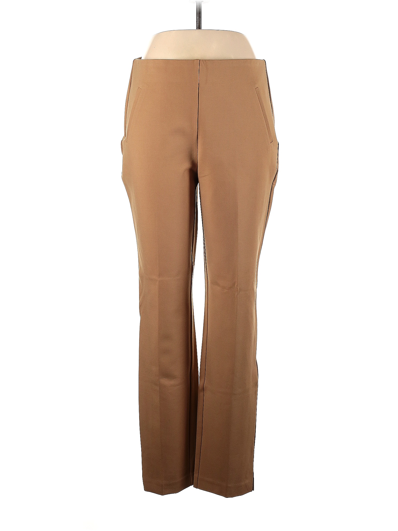 Chico's Solid Colored Tan Dress Pants Size 12 - 92% off | thredUP