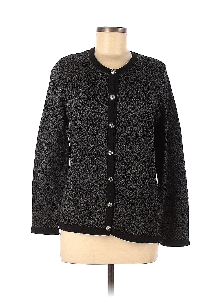 Appleseeds 100% Cotton Color Block Black Gray Cardigan Size M - 72% off ...