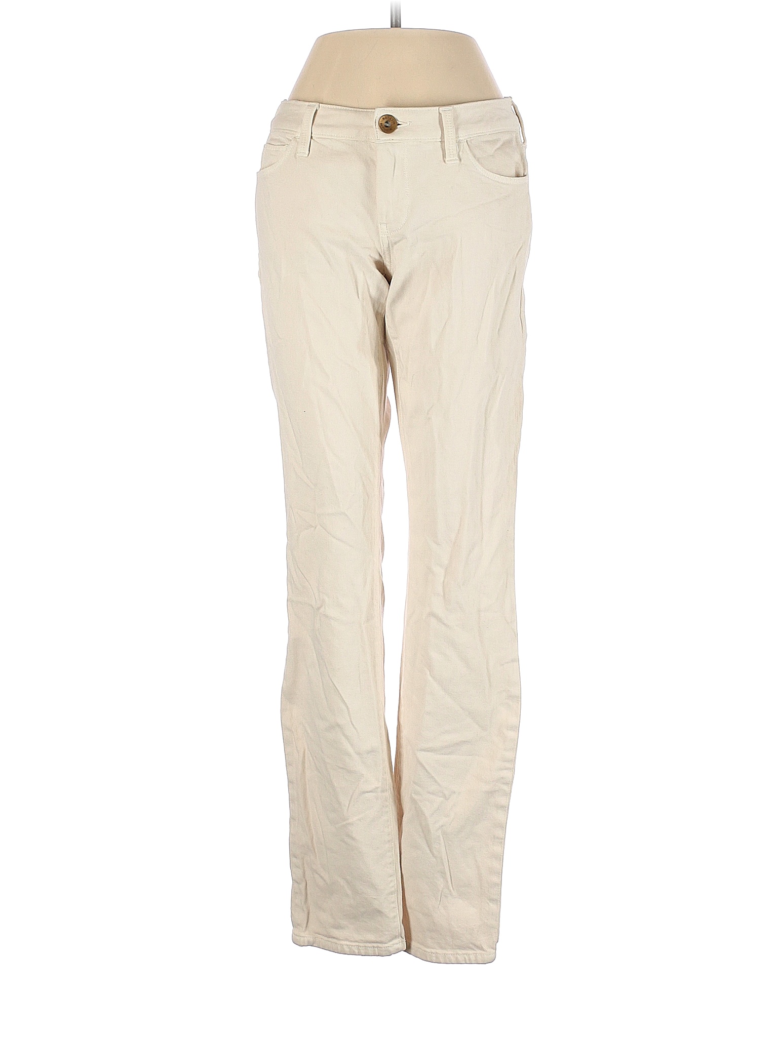 Banana Republic Colored Ivory Jeans 25 Waist - 83% Off 