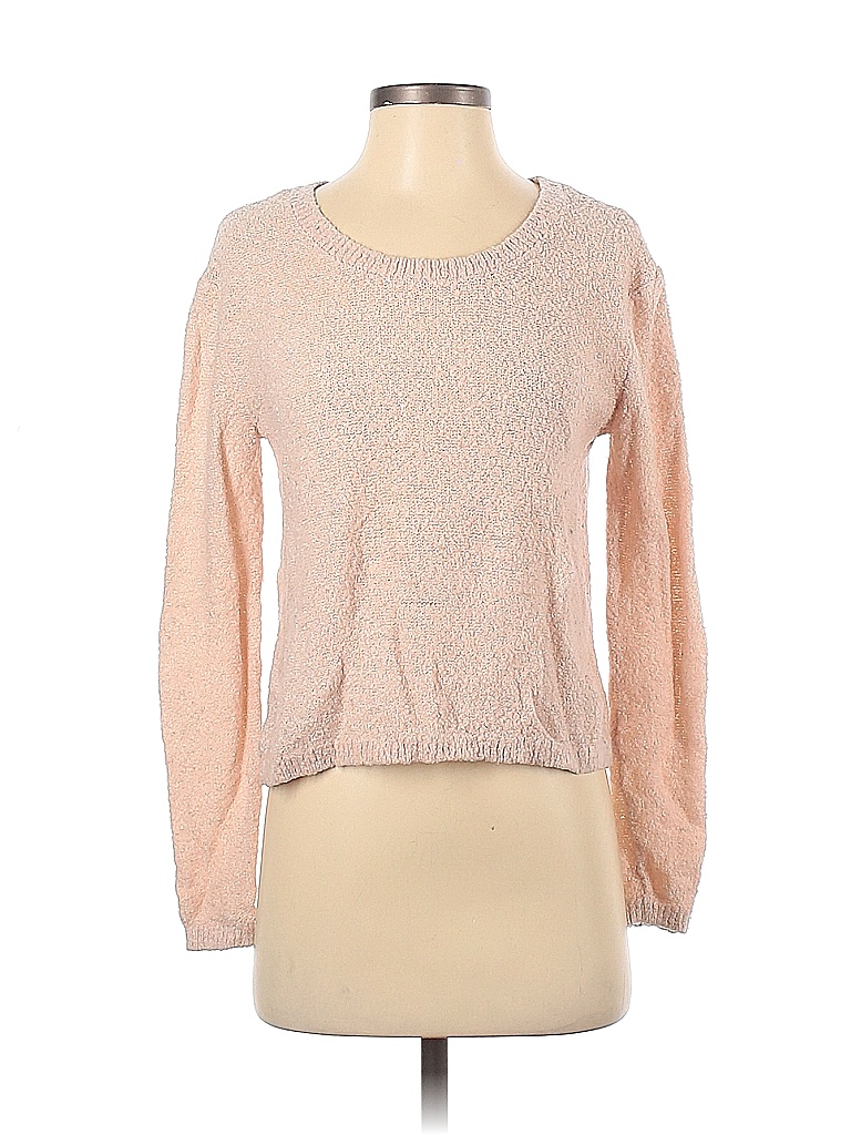 BP. Color Block Solid Tan Pink Pullover Sweater Size S - photo 1