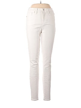 Madewell Tall 9" High-Rise Skinny Jeans in Pure White (view 1)