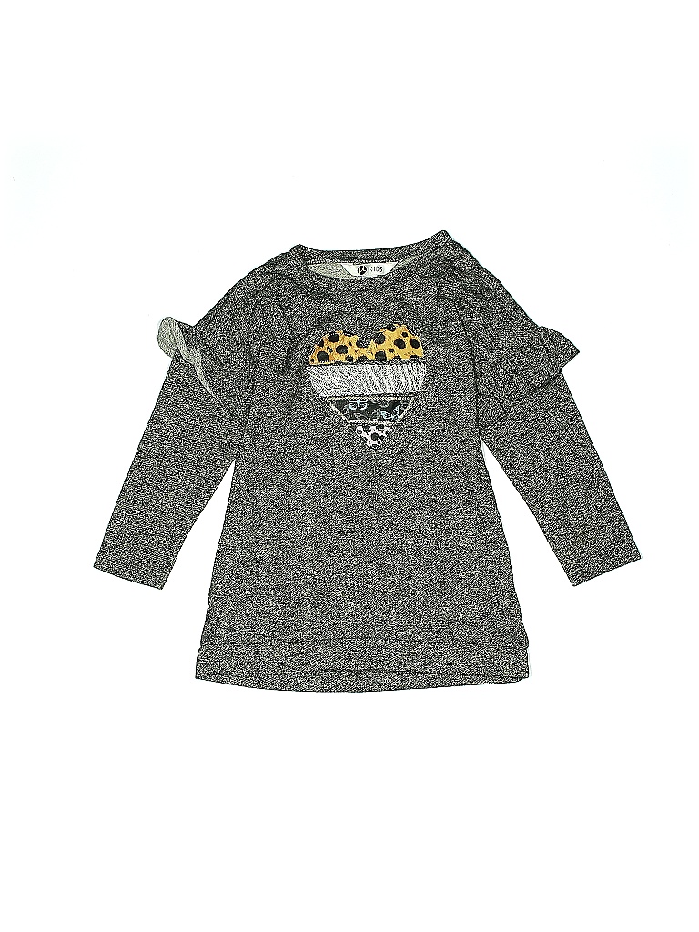 PL KIDS Gray Dress Size 4 - photo 1