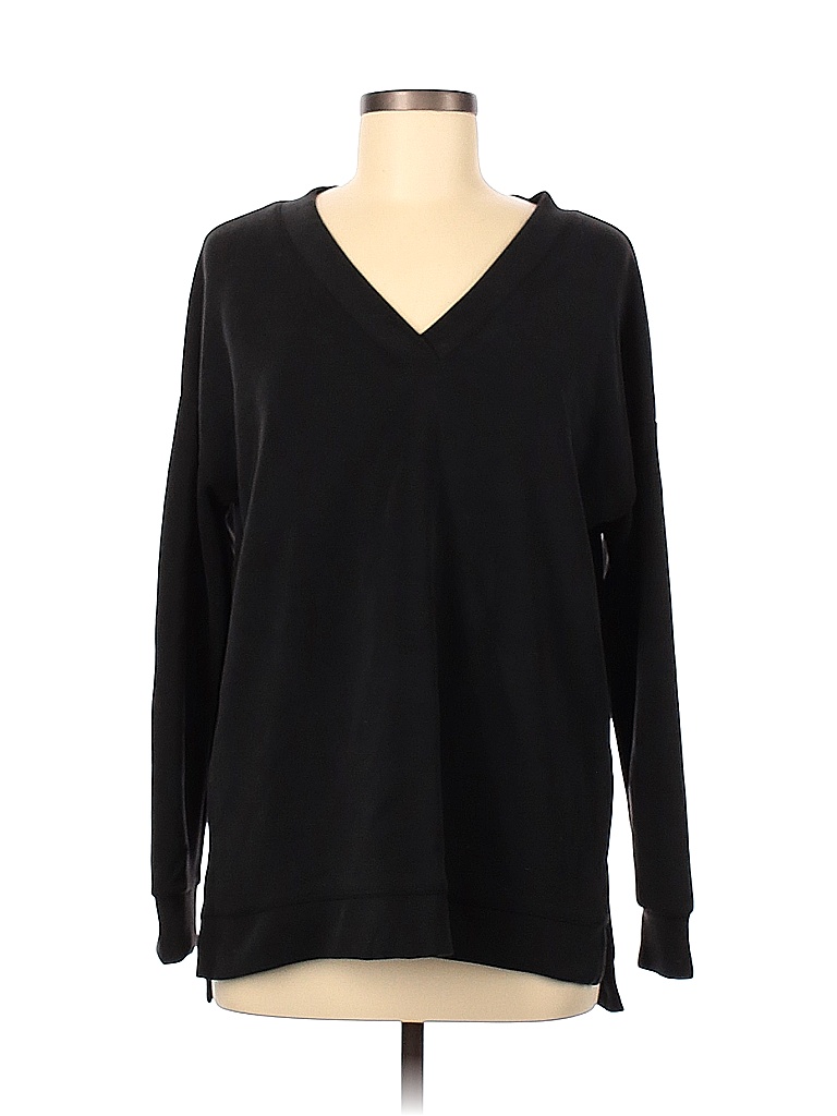 Cable & Gauge Solid Black Sweatshirt Size M 68 off thredUP