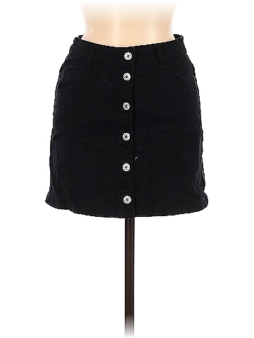 Sky and Sparrow Denim Skirt (view 1)