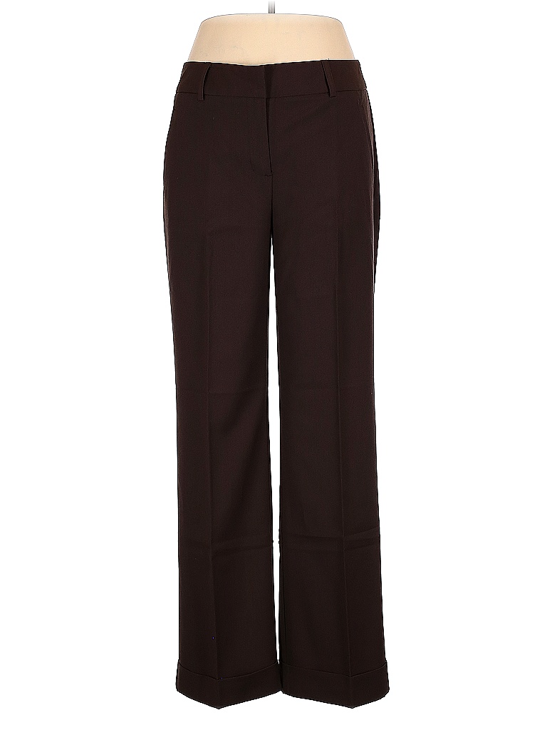 Metrostyle Solid Colored Brown Dress Pants Size 12 75 off thredUP