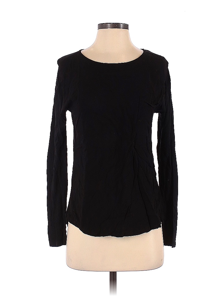 Old Navy 100% Rayon Solid Black Long Sleeve T-Shirt Size M - 61% off ...