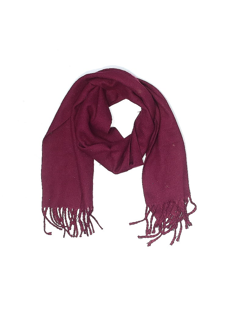 Pre-owned Assorted Brands Scarf In Red