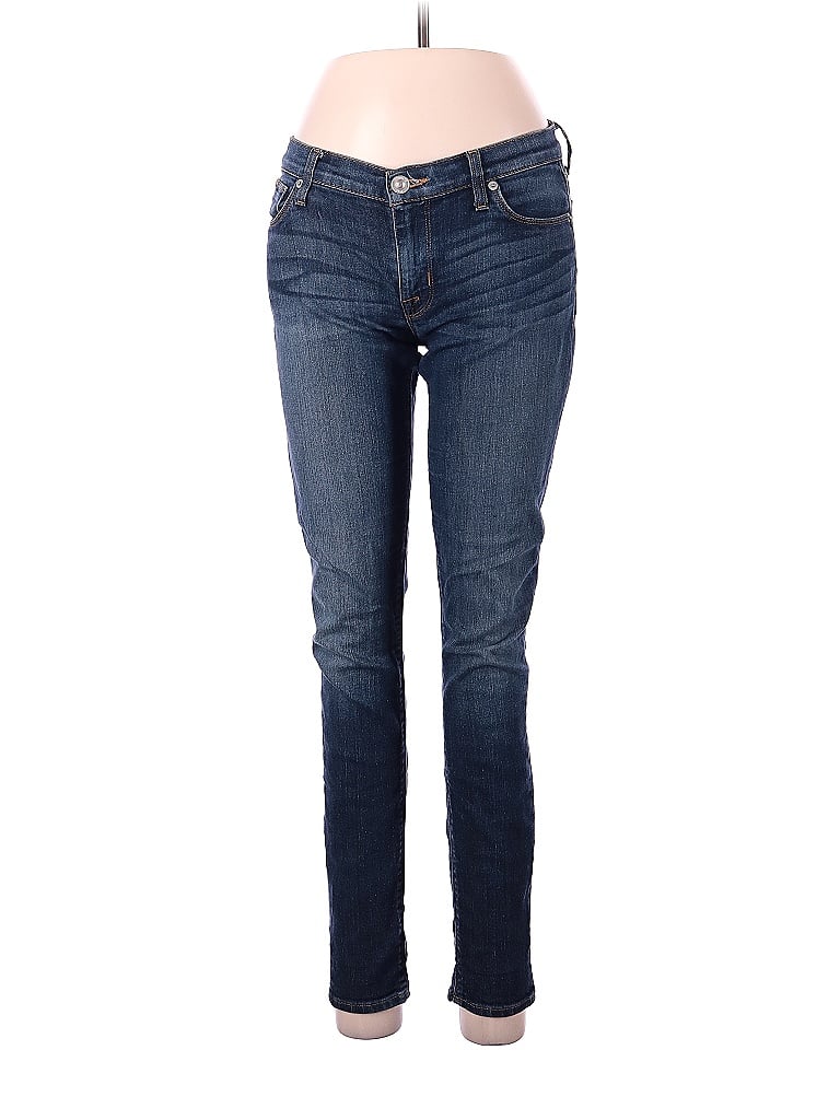 Hudson Jeans Solid Blue Jeans 28 Waist - 92% off | thredUP