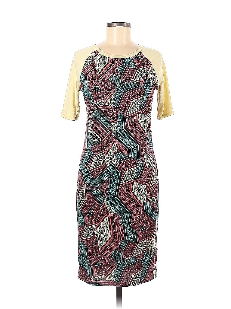 Pre-owned Lularoe Cocktail Dress In Blue