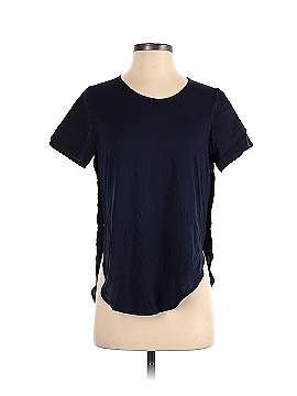 Zara W&B Collection Short Sleeve Blouse (view 1)